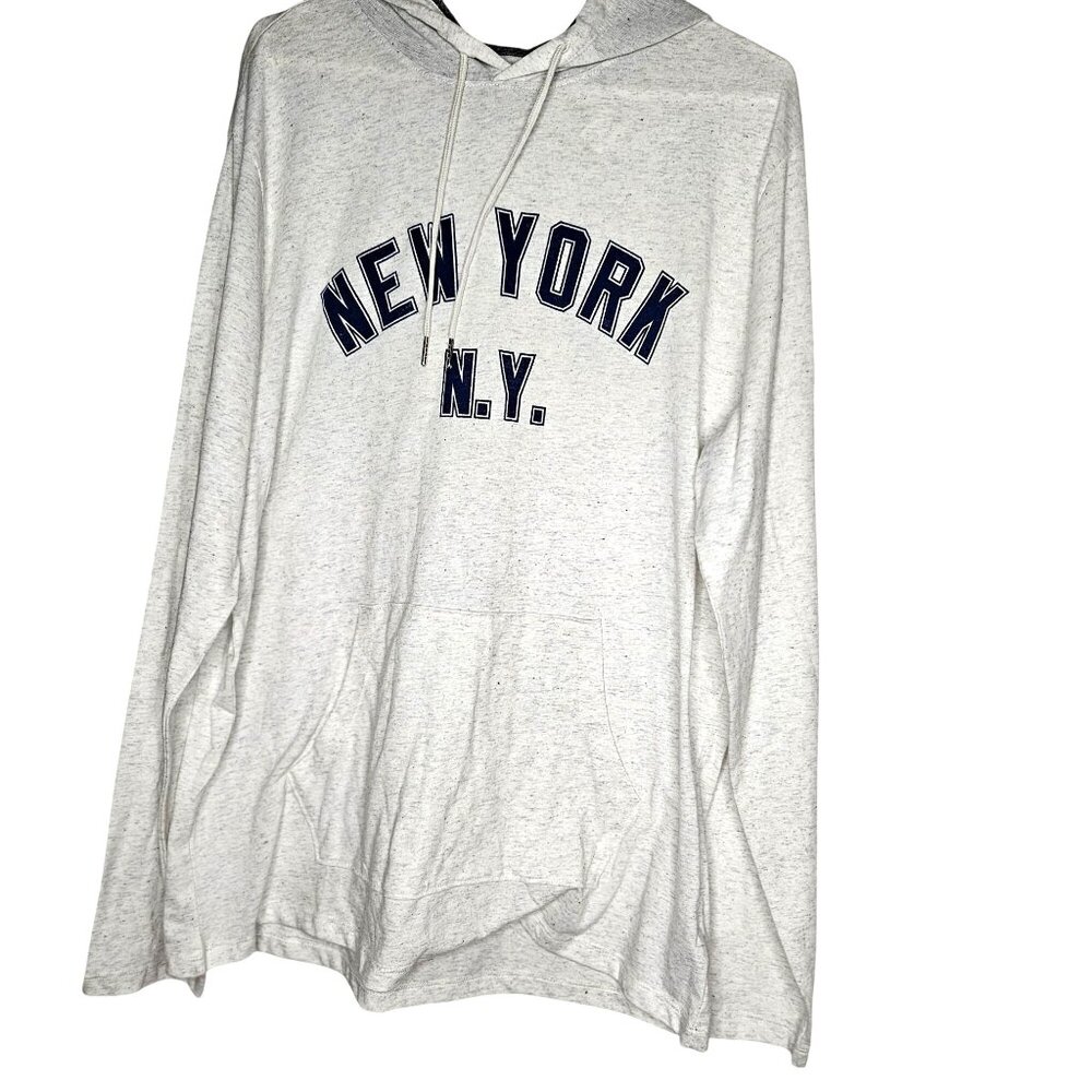 NWT Old Navy Mens pullover long sleeve drawstring NY T-shirt NY hoodie Size XL